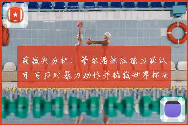 前裁判分析：蒂尔潘执法能力获认可 可应对暴力动作并执裁世界杯决赛